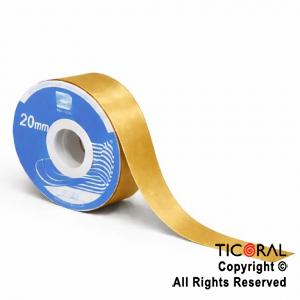 CINTA LISA 20 MM X 25 MTS DORADO